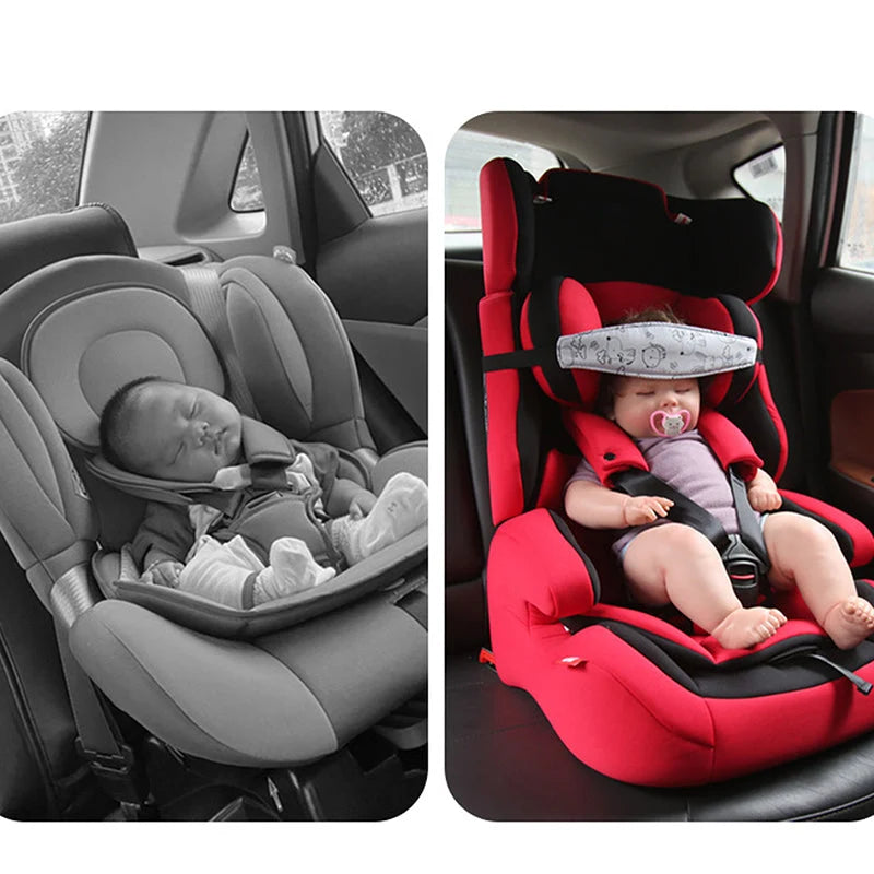 Child Car Seat Headrest Adjustable Strap & Neck Support