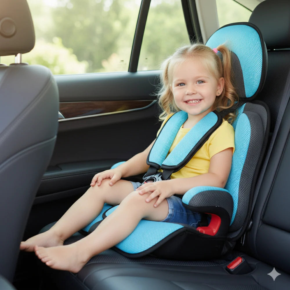 Child Car Seat Portable & Lightweight Reinforced Belt