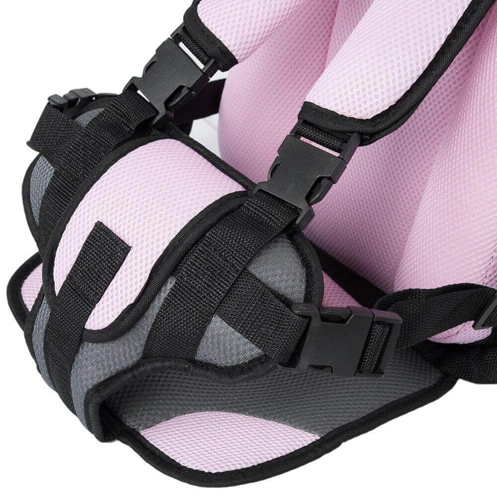 Child Travel Seat Breathable Mesh Adjustable Five-Point Harness