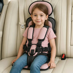 Child Travel Seat Compact Foldable Five-Point Harness & Padded Support