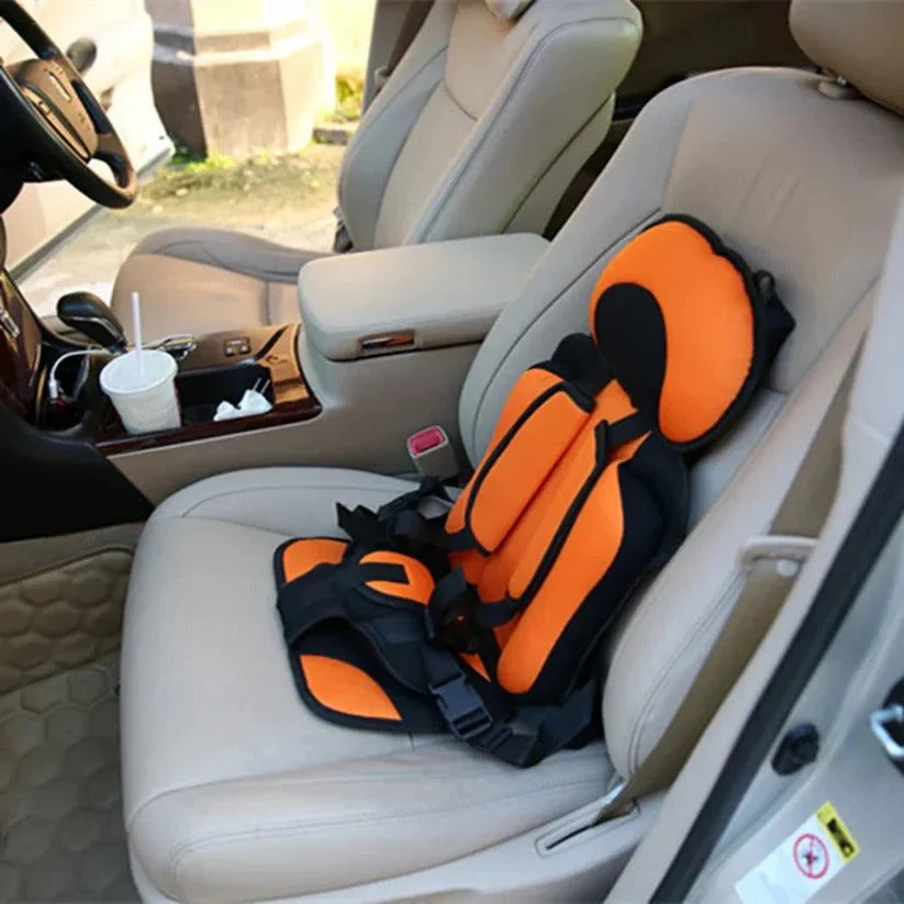 Child Travel Seat Five-Point Harness Foldable & Washable Cover