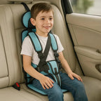 Child Travel Seat Five-Point Harness Foldable & Washable Cover