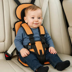 Child Travel Seat Five-Point Harness Foldable & Washable Cover