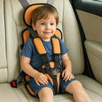Child Travel Seat Five-Point Harness Foldable & Washable Cover