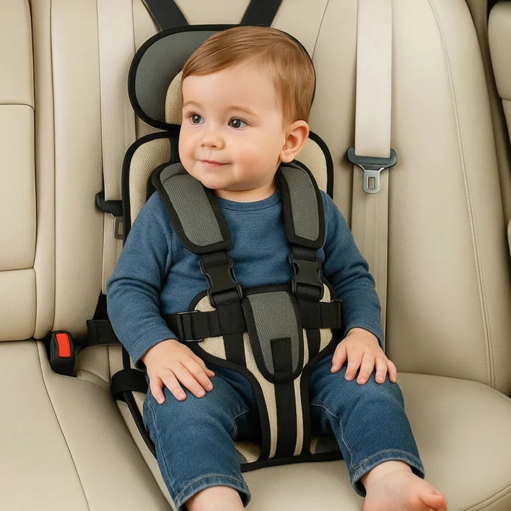 Child Travel Seat Foldable Compact Five-Point Harness