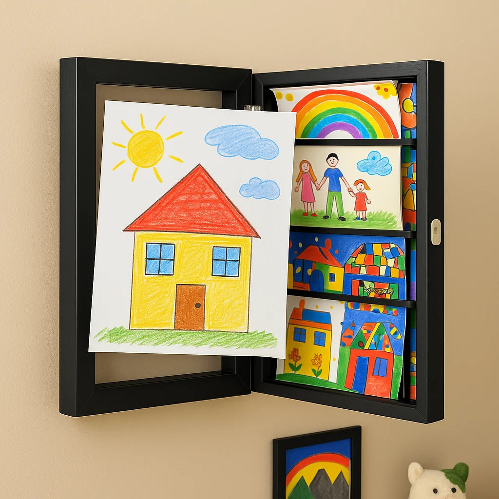 Children's Art Frame Flip-Top Stores 150 Drawings