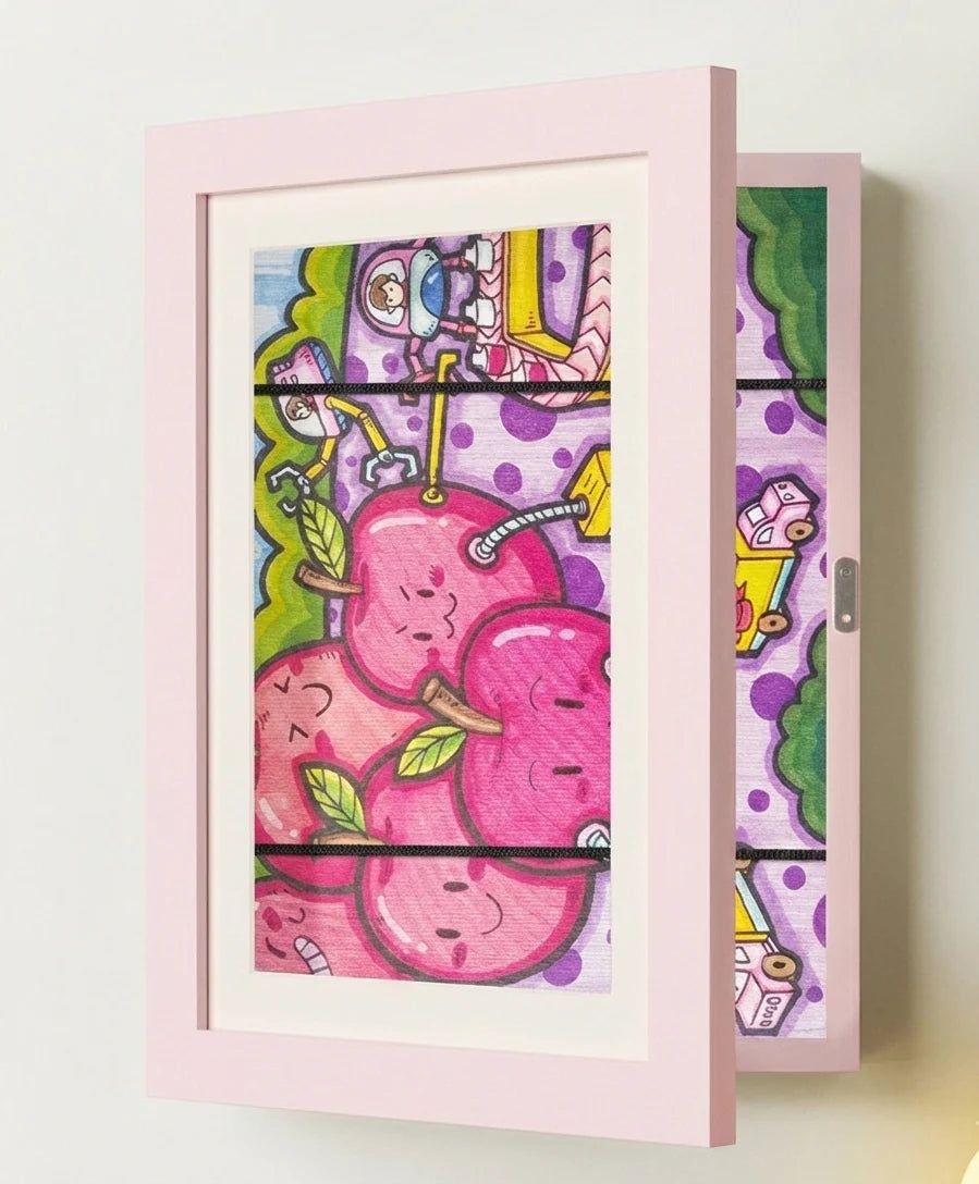 Children's Art Frame Flip-Top Stores 150 Drawings