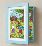 Children's Art Frame Flip-Top Stores 150 Drawings