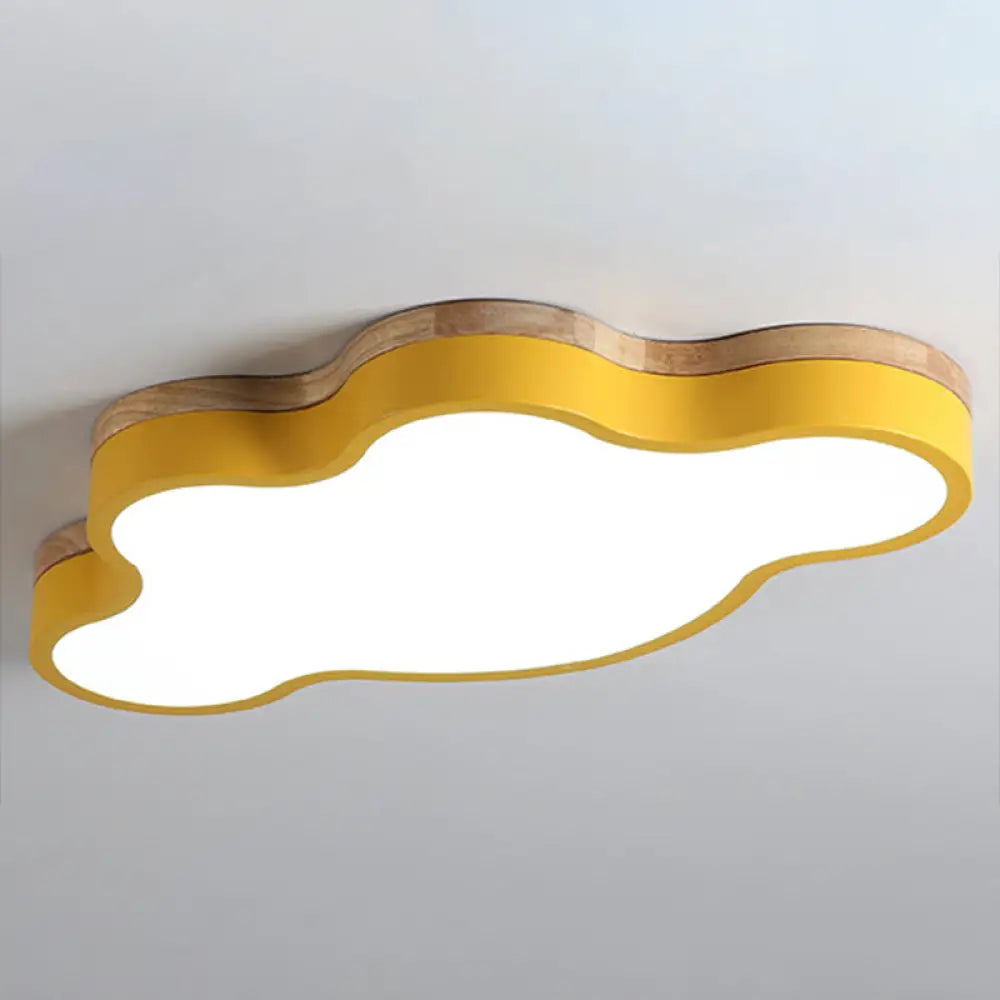 Children's Ceiling Lamp Cloud Shape Flush Mount LED