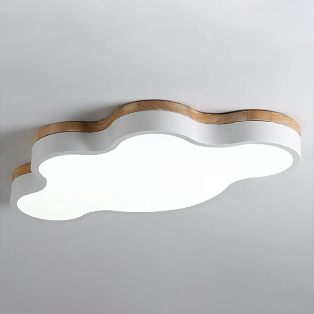 Children's Ceiling Lamp Cloud Shape Flush Mount LED