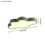 Children's Ceiling Lamp Cloud Shape Flush Mount LED