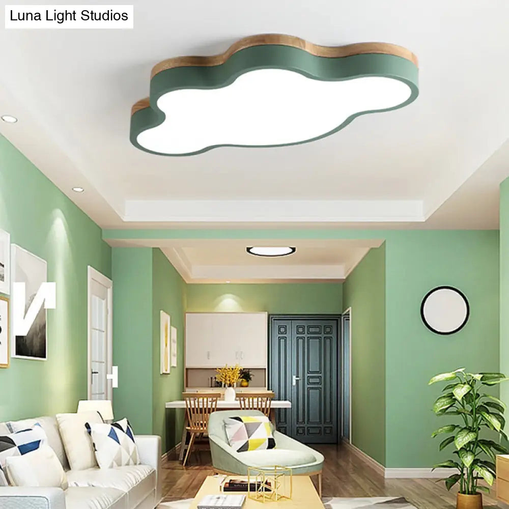 Children's Ceiling Lamp Cloud Shape Flush Mount LED