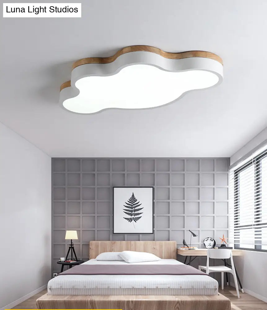 Children's Ceiling Lamp Cloud Shape Flush Mount LED