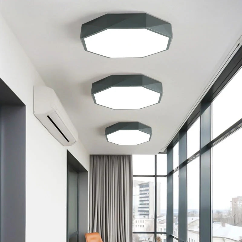 Children's Ceiling Light Flush Mount Integrated LED & Acrylic Diffuser