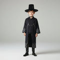 Children's Costume Set Three-Piece Polyester Blend & Comfortable Fit