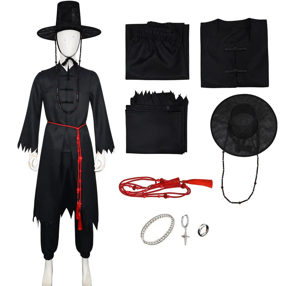Children's Costume Set Three-Piece Polyester Blend & Comfortable Fit