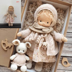 Children's Doll Waldorf-Style Organic Cotton Hypoallergenic Filling