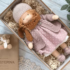 Children's Doll Waldorf-Style Organic Cotton Hypoallergenic Filling