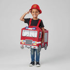Children's Firefighter Costume Reflective Stripes Complete Set