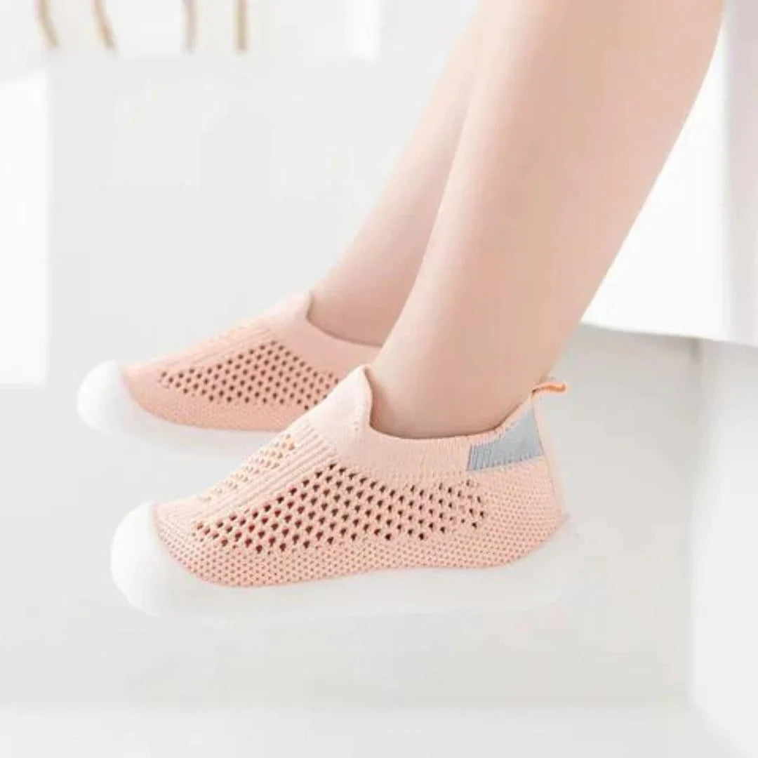 Children's Grip Socks Rubberized Sole Breathable Slip On