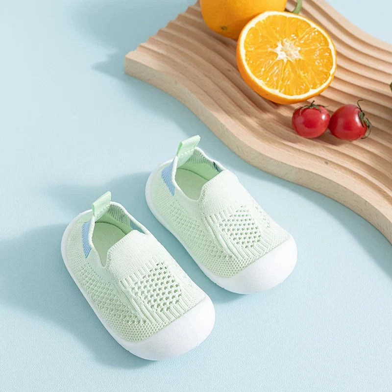 Children's Grip Socks Rubberized Sole Breathable Slip On