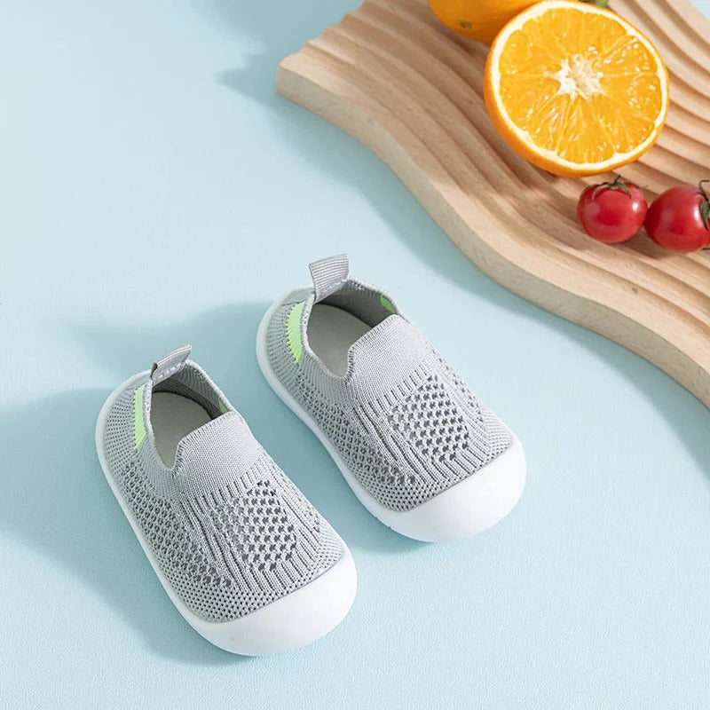 Children's Grip Socks Rubberized Sole Breathable Slip On
