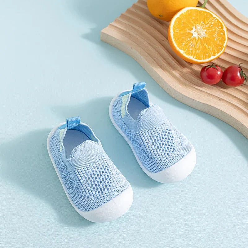 Children's Grip Socks Rubberized Sole Breathable Slip On