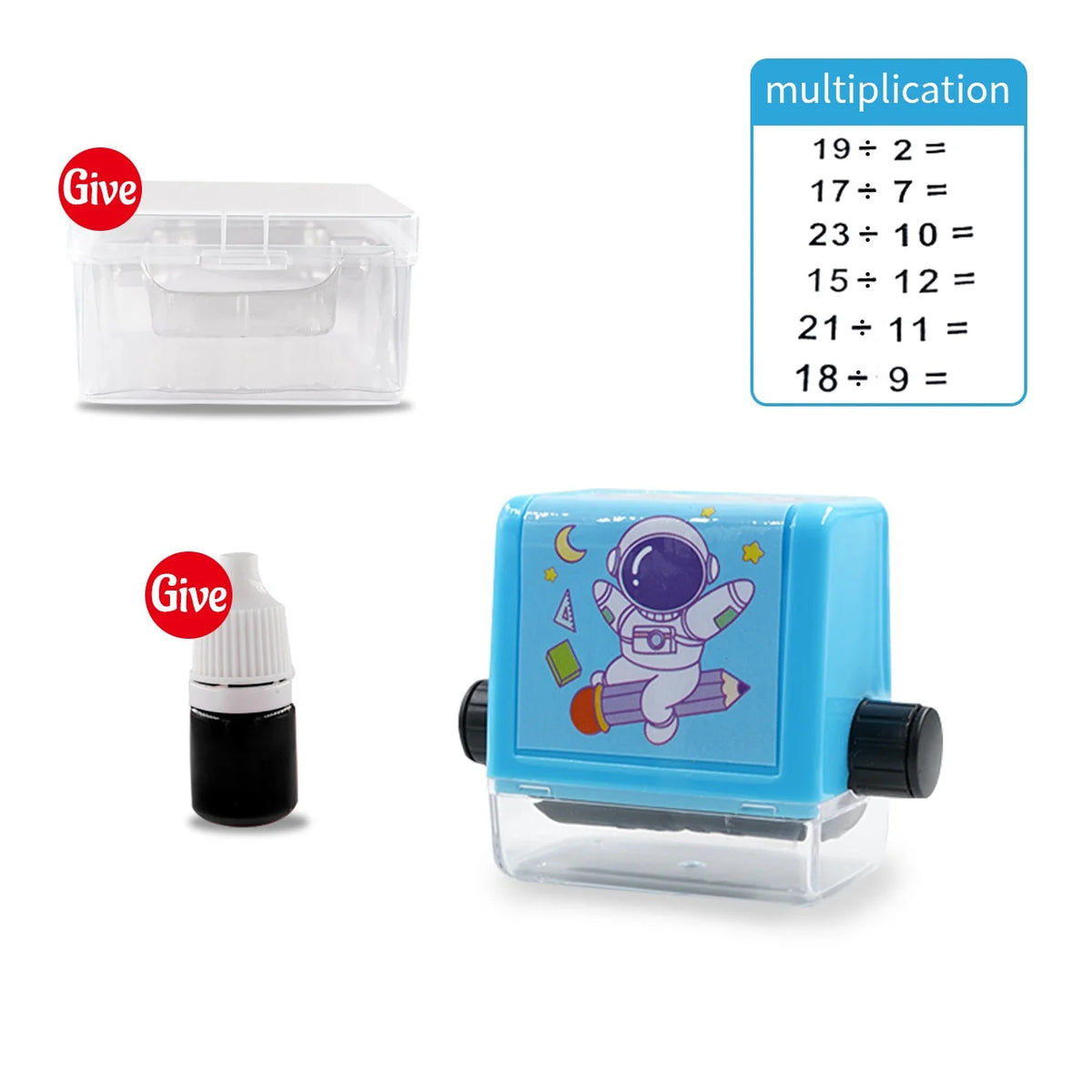 Children's Math Dice Four Operations Rubber & ABS