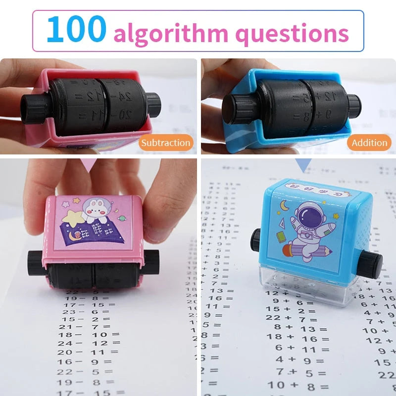 Children's Math Dice Four Operations Rubber & ABS