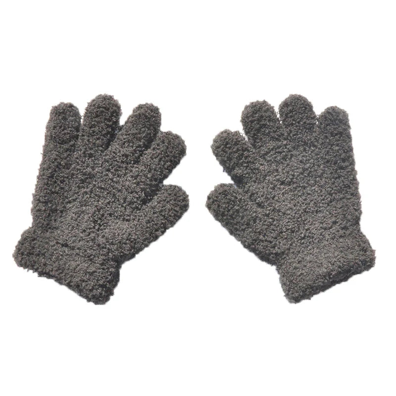 Children's Mittens Plush Fleece Lined Ages 1-4