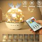 Children's Night Light Rotating Star Projector USB Rechargeable