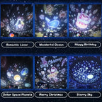 Children's Night Light Rotating Star Projector USB Rechargeable