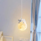 Children's Pendant Lamp Soft Diffused Shade Adjustable Height