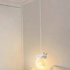 Children's Pendant Lamp Soft Diffused Shade Adjustable Height