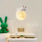 Children's Pendant Lamp Soft Diffused Shade Adjustable Height