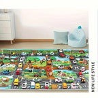 Children's Play Mat Farm & Road Non-Slip Backing