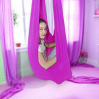 Children's Sensory Swing Elastic Fabric Rope & Hook