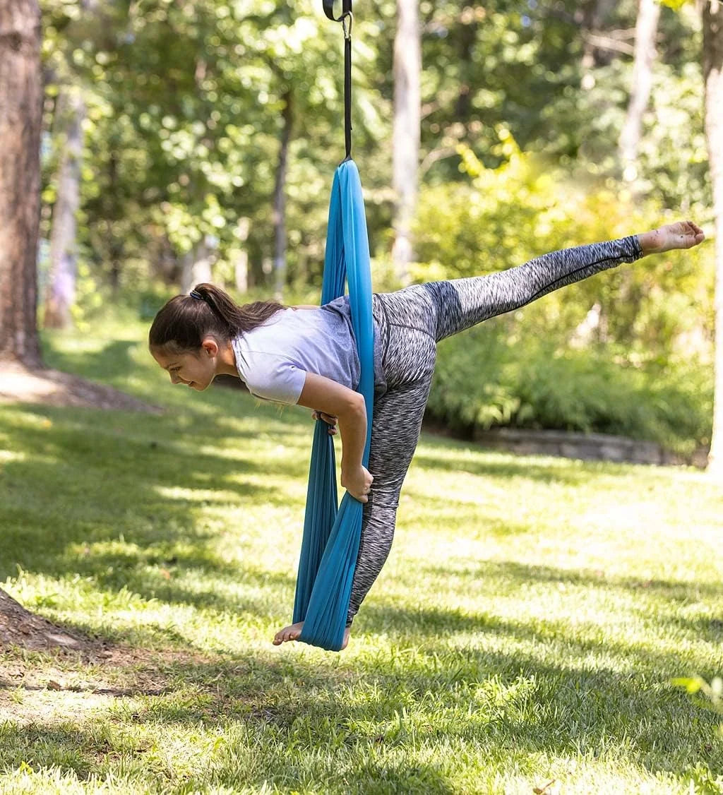 Children's Sensory Swing Elastic Fabric Rope & Hook
