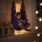 Children's Sensory Swing Elastic Fabric Rope & Hook