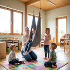 Children's Sensory Swing Elastic Fabric Rope & Hook
