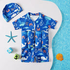 Children's Swimsuit Adjustable Flotation Removable Foam Floaters UPF 50+