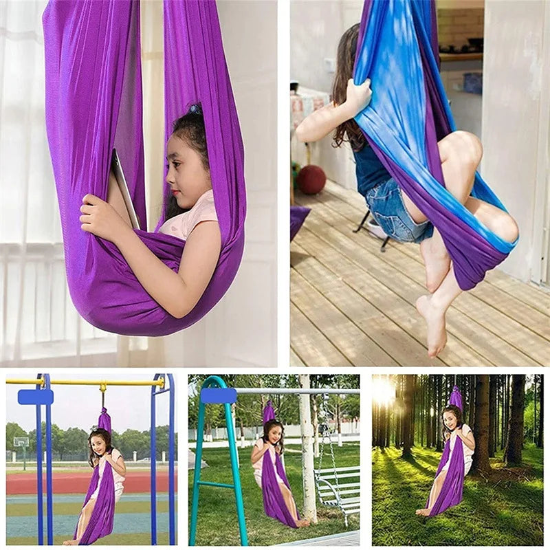 Children's Therapy Hammock Cotton Hanging Sensory & Balance Support