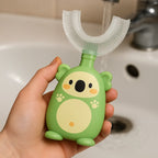 Children's Toothbrush U-Shaped 360-Degree Silicone BPA-Free