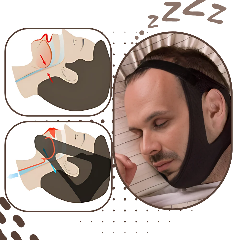 Chin Strap Adjustable Breathable Neoprene Jaw Support