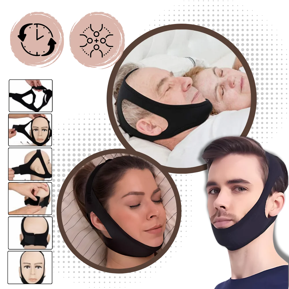 Chin Strap Adjustable Breathable Neoprene Jaw Support
