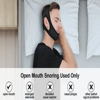 Chin Strap Anti-Snoring Adjustable Breathable Washable