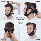 Chin Strap Anti-Snoring Soft Breathable Adjustable