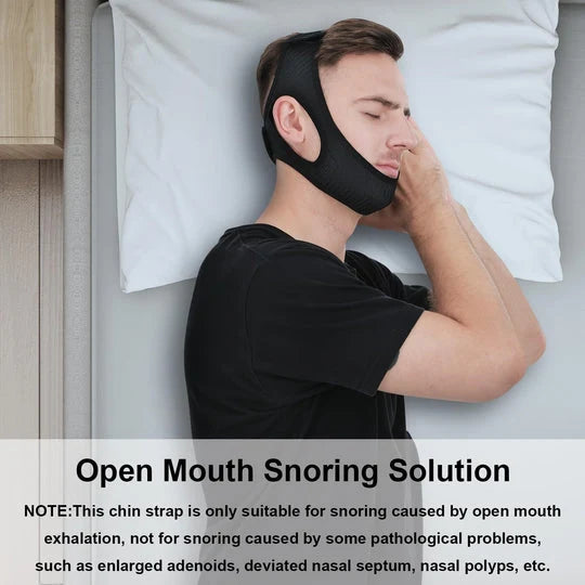 Chin Strap Anti-Snoring Soft Breathable Adjustable