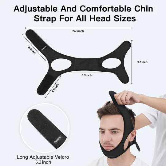 Chin Strap Anti-Snoring Soft Breathable Adjustable