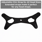 Chin Strap Breathable Stretch Adjustable Hook & Loop